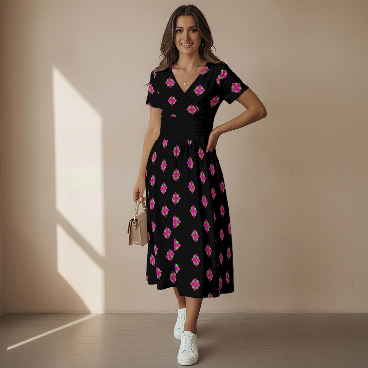 Super Charged Wrap Dress