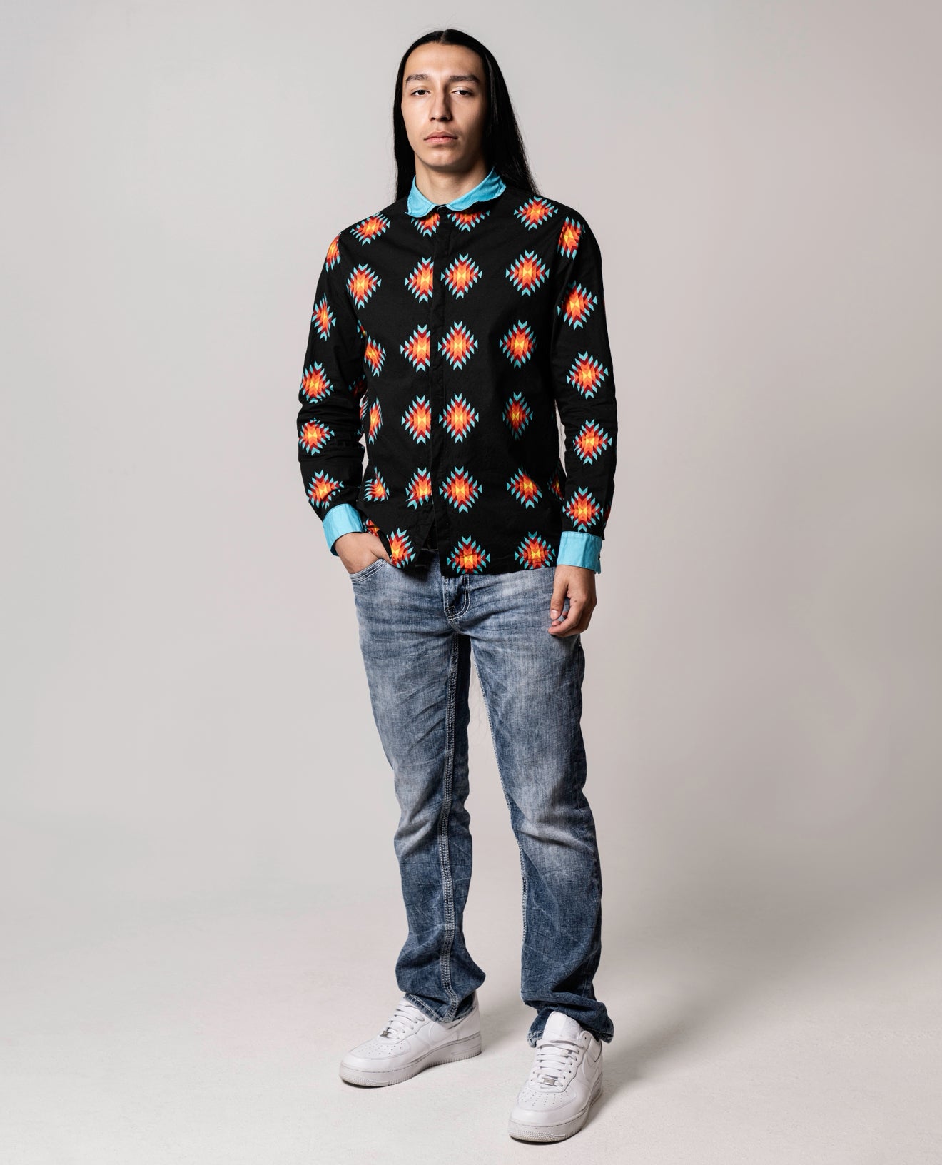NEO Mens Button Up Shirt