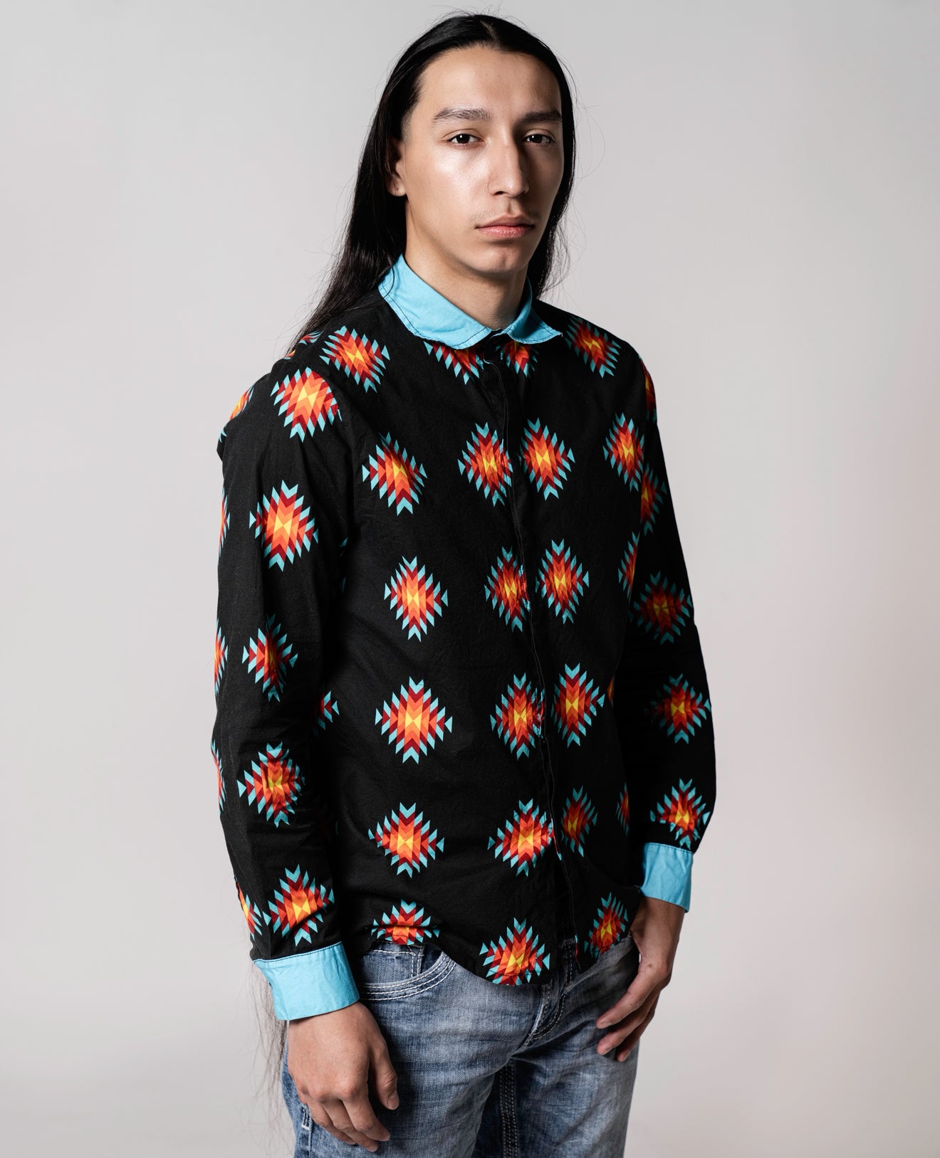 NEO Mens Button Up Shirt