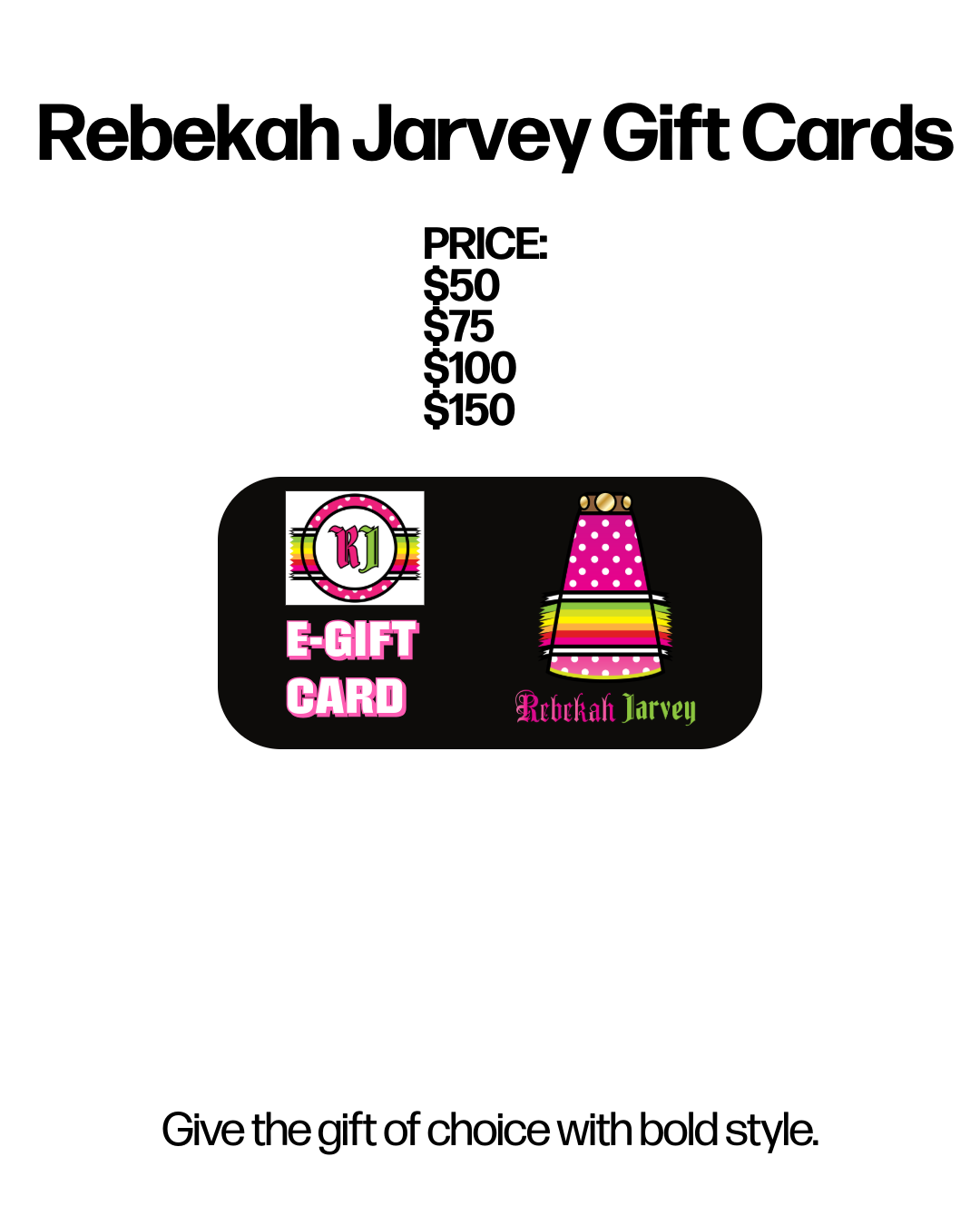 Rebekah Jarvey Gift Card